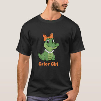 Camiseta Garota do Jacaré Professora de Jacaré Fofo Escola 