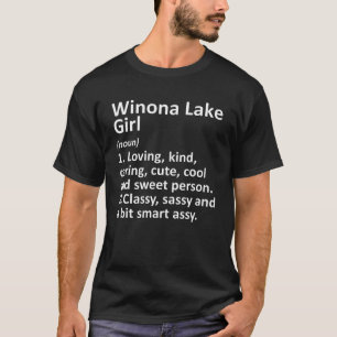 Camiseta GAROTA DO LAGO WINONA EM INDIANA Funny City 