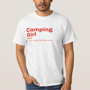 Camiseta Garota do mping - Acampamento
