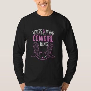 Camiseta Garota do País Bonita Bota Bling É uma Coisa de Ga
