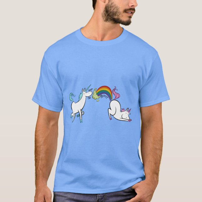 Camiseta Garota do pum de unicórnio (Frente)