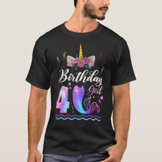 Camiseta Garota do Quarto Aniversário - Trilha de Sereia Un