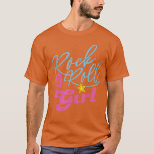 Camiseta Garota do Rock N Roll Roxa Darla Garota do Rock an