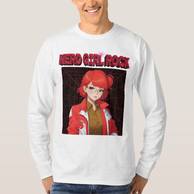 Camiseta Garota do Rock Nerd (Frente)