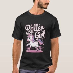 Camiseta Garota do Rolo Patinadora de Patins 70s 90s 80's P