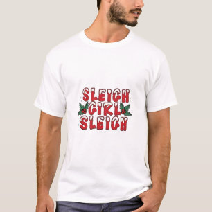 Camiseta Garota Dormida Natal Feia Engraçado