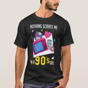 Camiseta Garota dos anos 90 não me assusta, eu sou uma garo