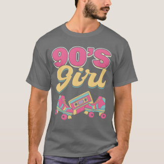 Camiseta Garota dos anos 90 Patinadora em Família