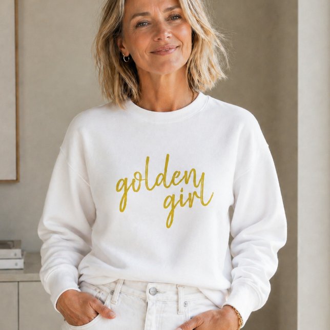 Camiseta Garota Dourada | Roteiro Dourado Moderno (Criador carregado)