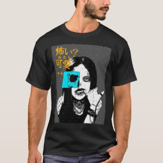 Camiseta Garota engraçada de estilo gótico ciberpunk