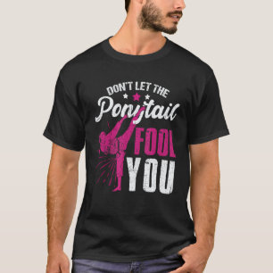 Camiseta Garota Engraçada de Rabanete Karatê Taekwondo Judô