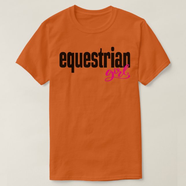 Camiseta Garota Equestre (Frente do Design)