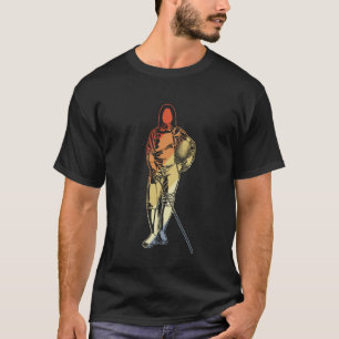 Camiseta Garota Esgrimista Mulher de Esgrima