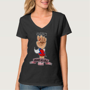 Camiseta Garota Eslovaca Inquebrantável I Patrimônio Eslova