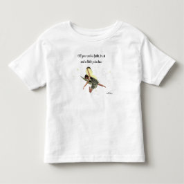Camiseta Garota Fada Com Yellos Wings Toddler Rapariga T-Sh