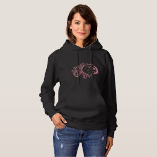 Camiseta Garota Feminina de Cavalo de Coração Rosa Coquette