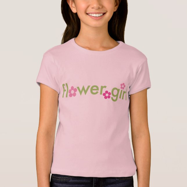 Camiseta Garota Flor - Boneca Menina (Feita) (Frente)