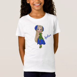 Camiseta Garota Flor Bonita