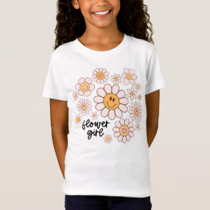 Camiseta Garota-Flor-De-Corte, Florais-Margarida De Groovy