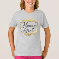 Garota Floral Ouro Chic