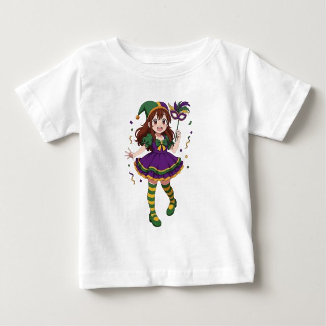 Camiseta Garota fofa de Mari Gras do anime (Frente)