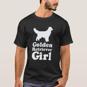 Camiseta Garota Fofa do Golden Retriever - E Cachorro Fofo