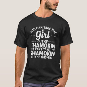 Camiseta Garota Fora De SHAMOKIN PA PENNSYLVANIA Deu Engraç