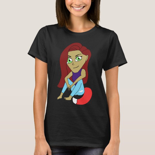 Camiseta garota foxi chibi (Frente)
