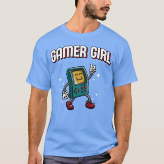 Camiseta Garota Gamer Vídeos de Jogos de Vídeo Game Jogador