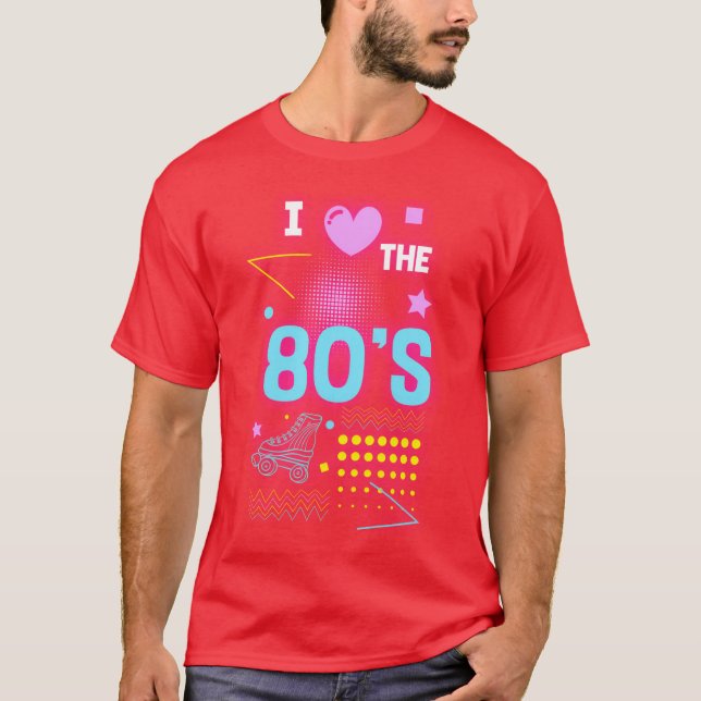 Camiseta Garota geek retrô neon (Frente)