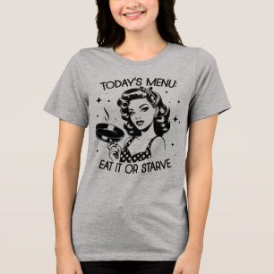 Camiseta Garota Glamourosa Retro dos Anos 1950 Citação Engr