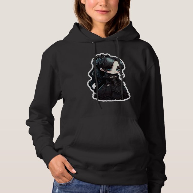 Camiseta Garota Gótica Vitoriana (Frente)