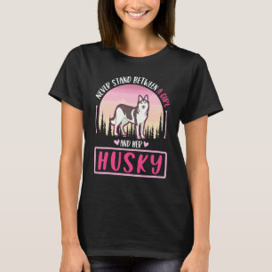Camiseta Garota Husky Husky Siberiano