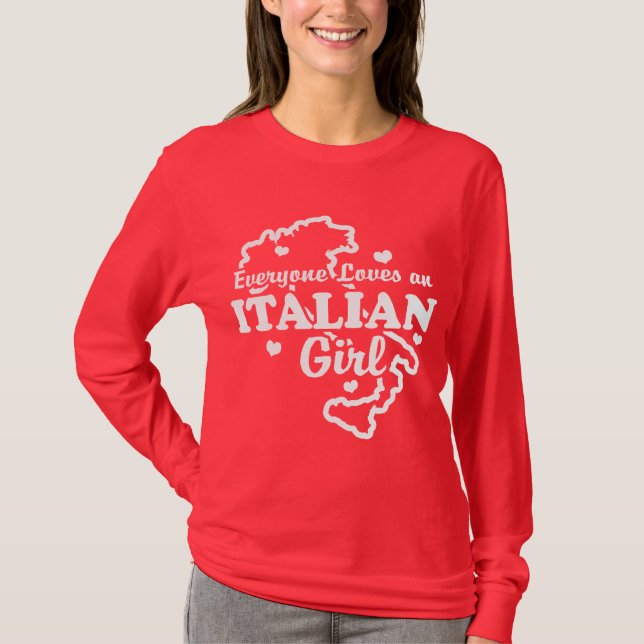Camiseta Garota italiana (Frente)
