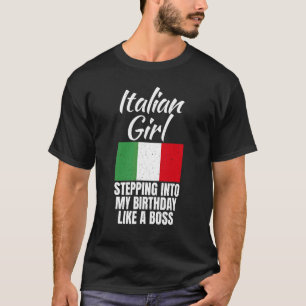 Camiseta Garota Italiana Me Prendendo Como Um Chefe