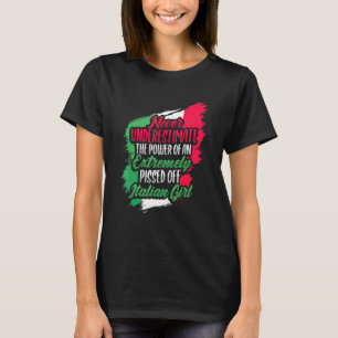 Camiseta Garota Italiana Para A Itália 1