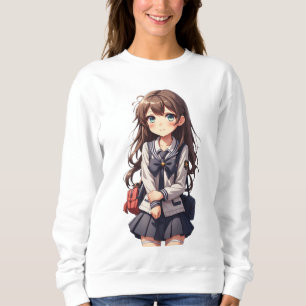 Camiseta Garota japonesa da escola de animação