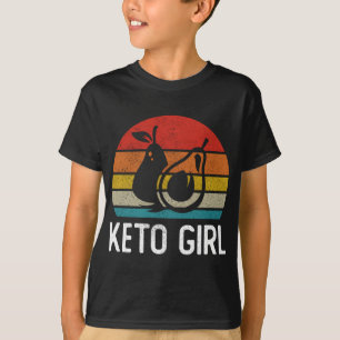 Camiseta Garota Keto, Dieta Cetogénica Engraçada Amor Fruta