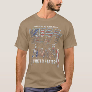Camiseta Garota KISS Freedom to Rock