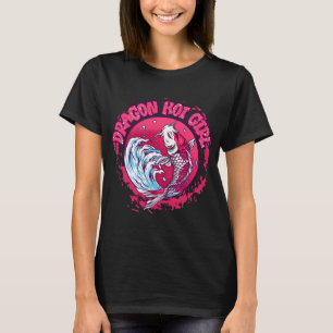 Camiseta garota koi dragão