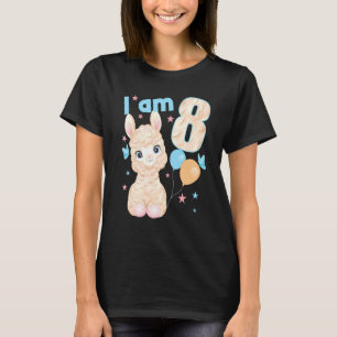 Camiseta Garota Lama, Garota De Fato De Aniversário, 8 Anos