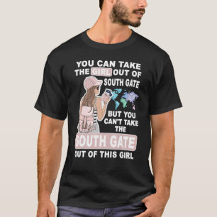 Camiseta Garota legal da Cidade do Portão Sul Orgulhosa Por