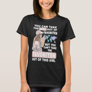 Camiseta Garota legal da cidade favorita: Gir orgulhosa