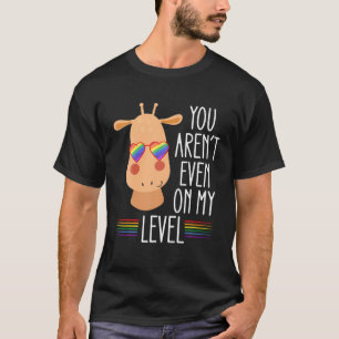 Camiseta Garota LGBTQ do orgulho gay que você nem está no M