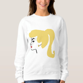 Camiseta Garota Loira Vintage