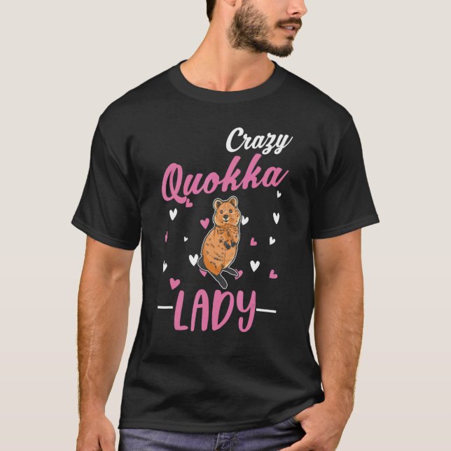 Camiseta Garota Louca de Quokka (Frente)