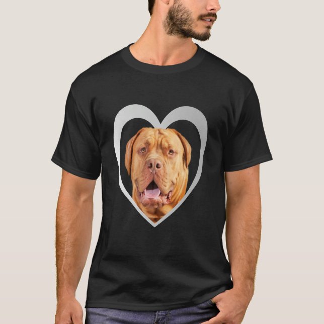 Camiseta Garota Mastiff Heart Dog Bull Mastiff 2 (Frente)