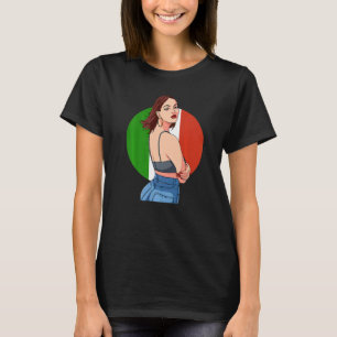 Camiseta Garota Mexicana Orgulho Latino Mexicana Bandeira d