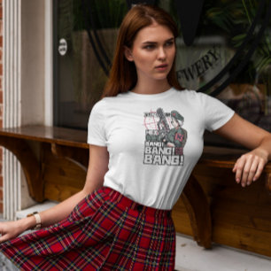 Camiseta Garota Militar Anime