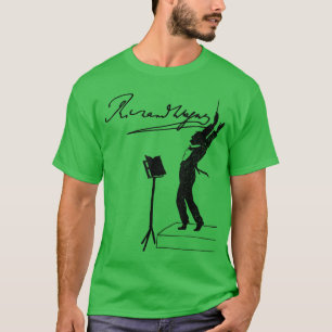 Camiseta garota músicos de música clássica de Richard Wagne